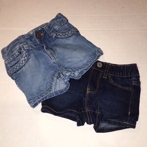 Baby Gap Toddler Girl Jean Shorts - Bundle If 2 | 18-24 M And 2 Years